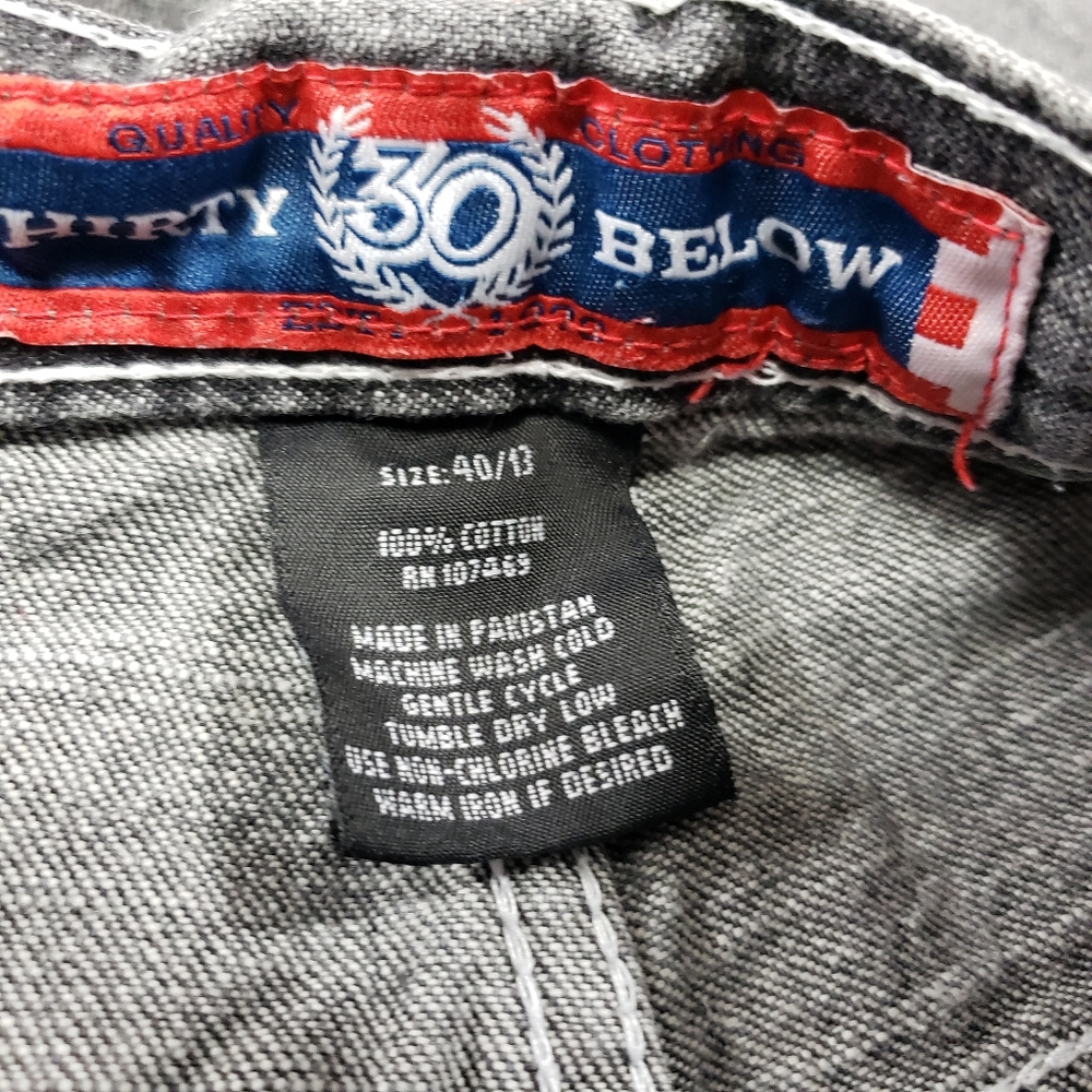 Thirty Below Shorts Size 40 Carpenters Denim Jean - Picture 6 of 6